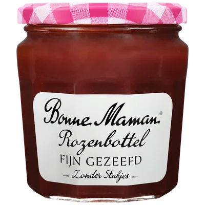 Bonne Maman Fijn gezeefd Rozenbottel Pot 360 g