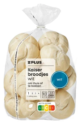 PLUS Kaiserbroodje wit Stuk 1 st