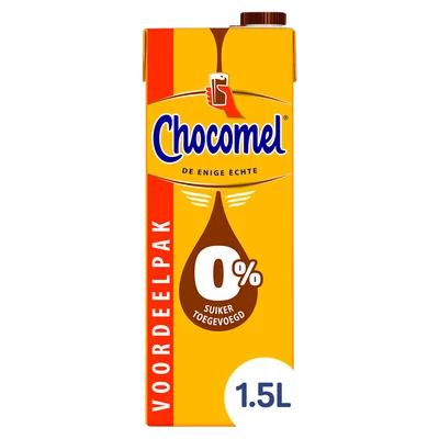 Chocomel 0% Heerlijk Romig &amp; Rijk Pak 1500 ml