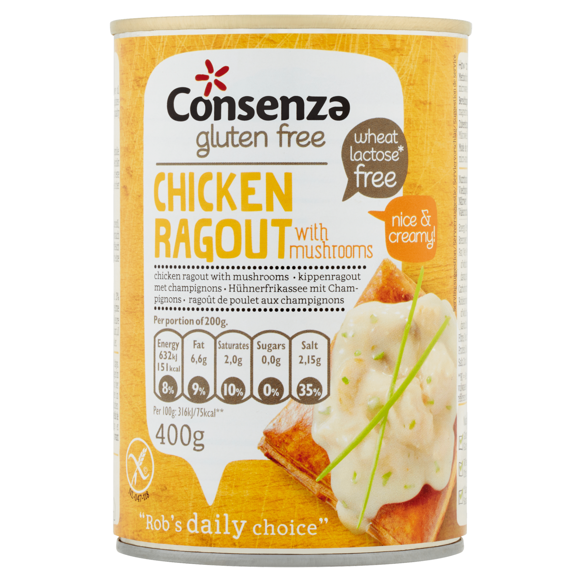 Consenza Kippenragout Blik 400 g