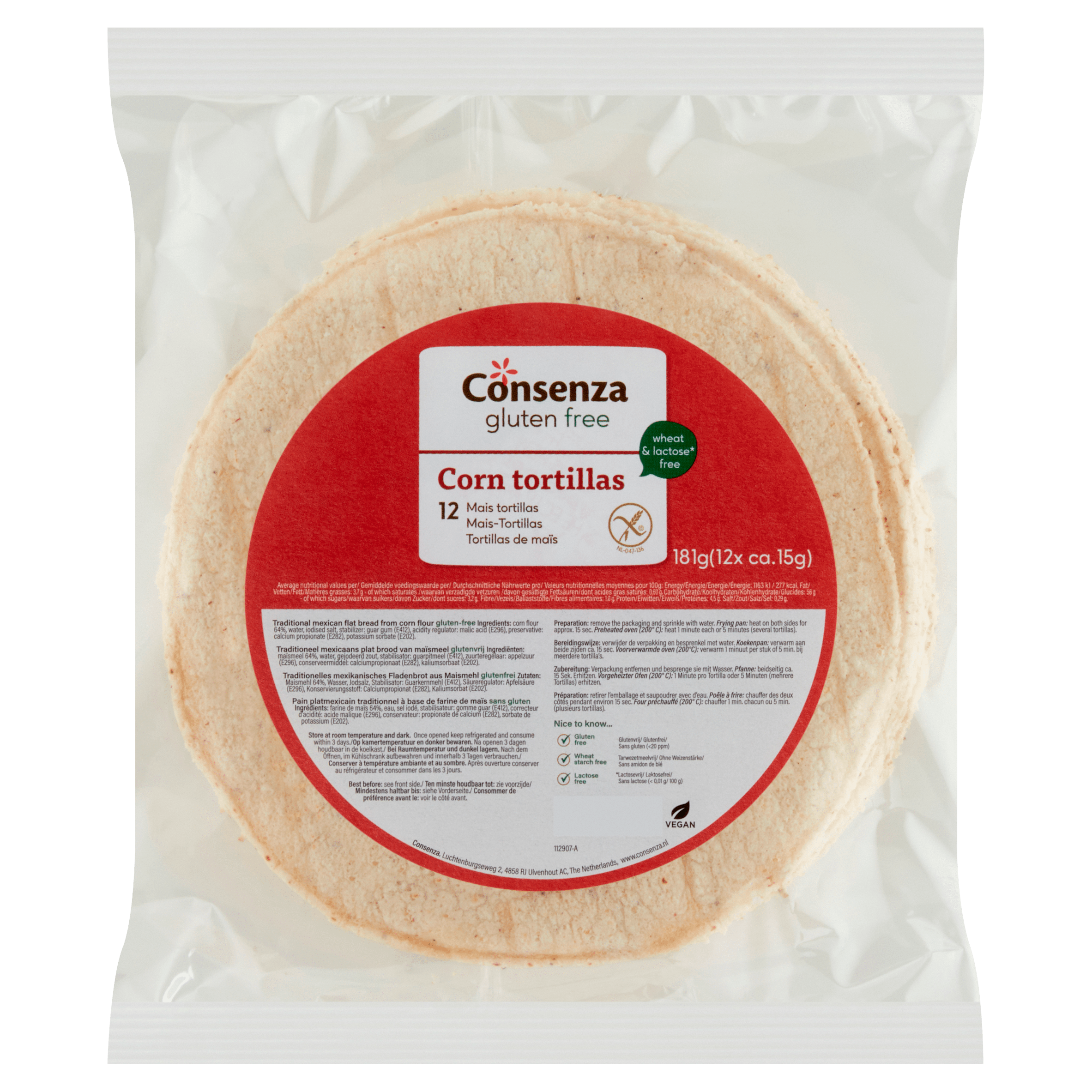 Consenza Maistortilla 15cm essentials Krimp 181 g