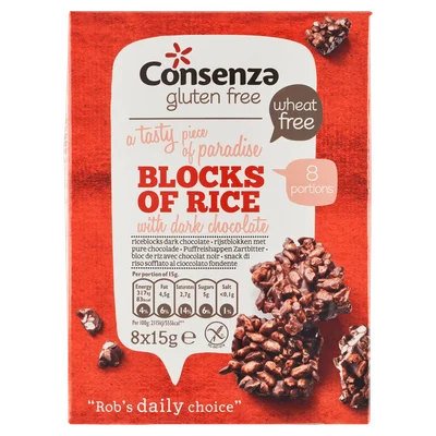 Consenza Rijstblok puur Doos 120 g