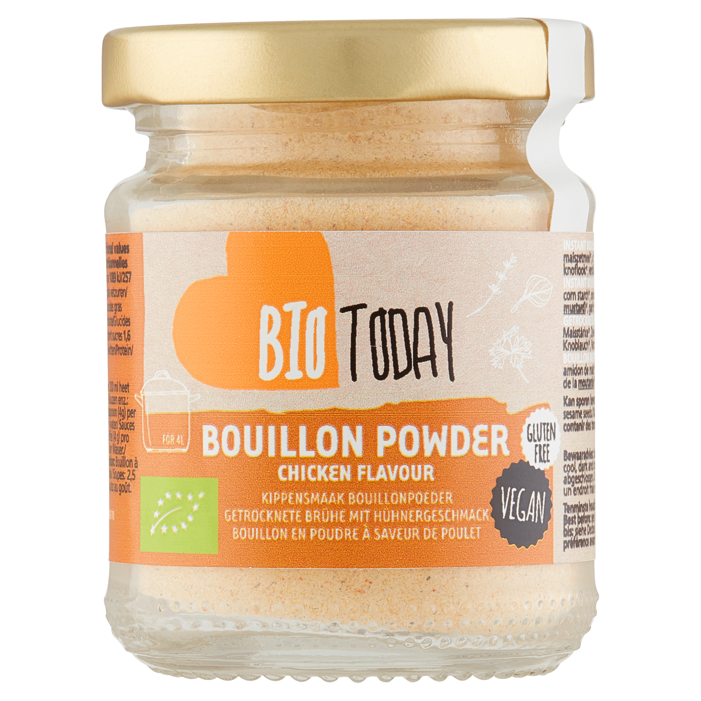 BioToday Vegan kippenbouillon biologisch Pot 85 g