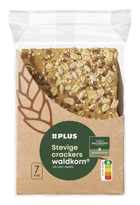 PLUS Stevige Crackers Waldkorn Tray 175 g