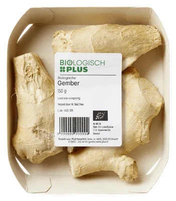Biologisch PLUS Gember biologisch Bakje 1 st