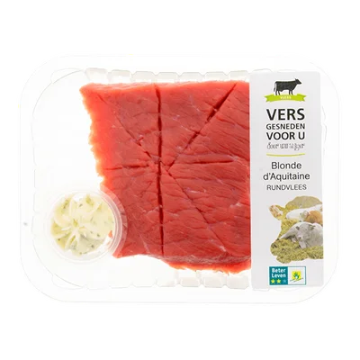 PLUS Boerentrots Kogelbiefstuk Blonde d'Aquitaine 1 st 150 gram