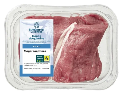 PLUS Boerentrots Mager soepvlees Blonde d'Aquitaine 350 gram