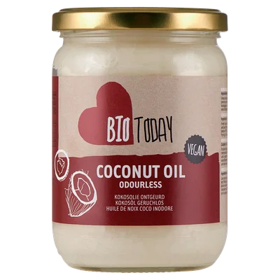 BioToday Kokosolie onverhit biologisch Pot 400 g
