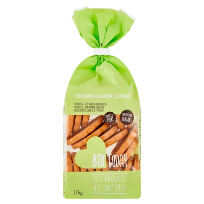 BioToday Coconut lemon cookies bio Zak 175 g