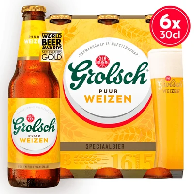 Grolsch Weizen speciaalbier fles Set 1800 ml