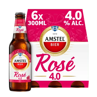 Amstel Rosé bier fles Set 1800 ml