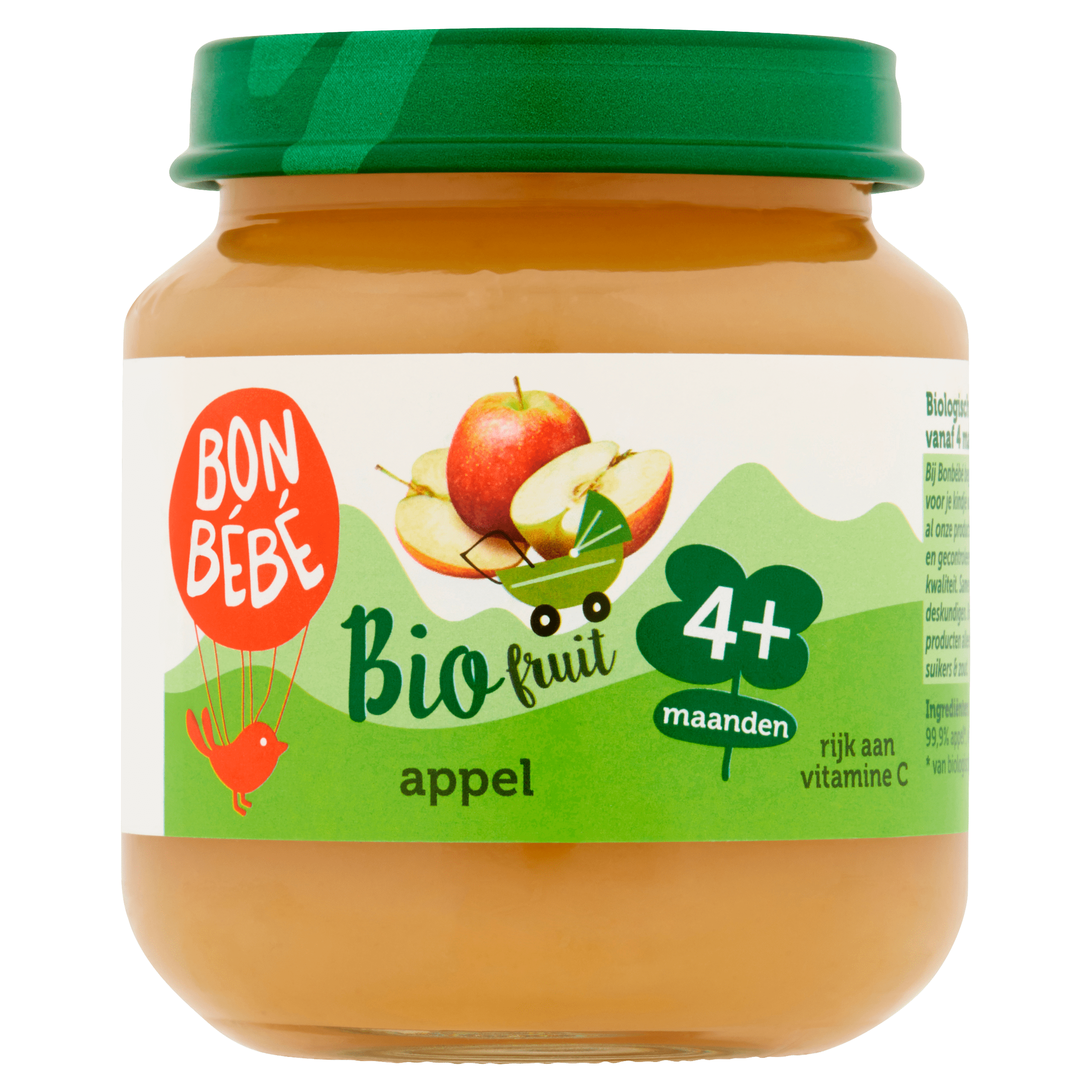 Bonbebe Bio 4mF0403 Appel Pot 125 ml