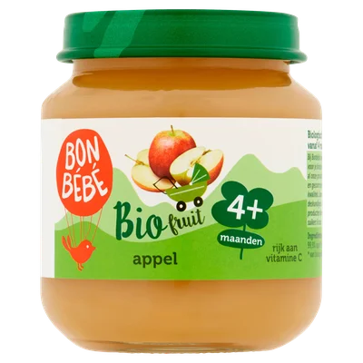 Bonbebe Bio 4mF0403 Appel Pot 125 ml