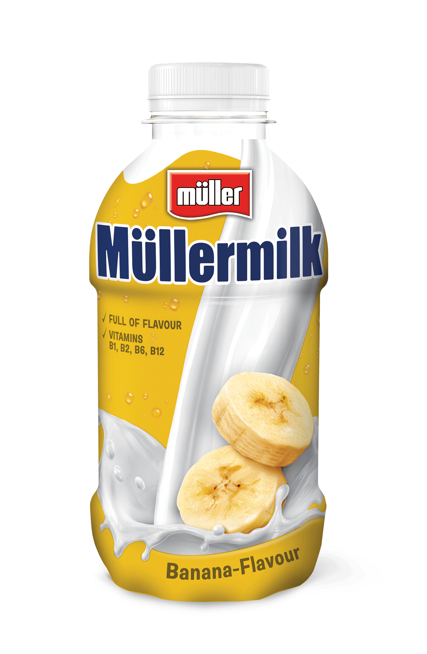 Müllermilk Milk banaan Fles 380 ml
