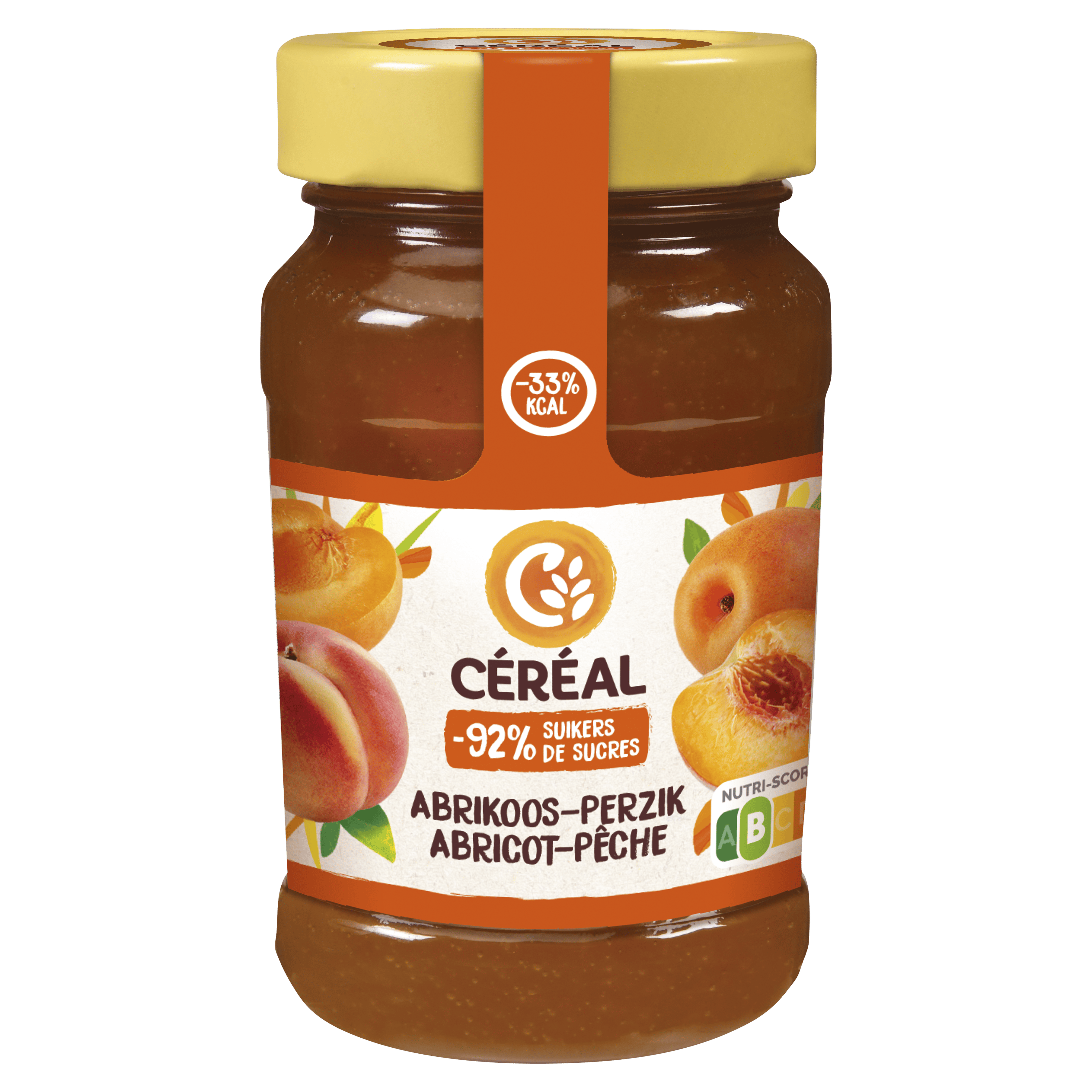 Cereal Confiture Abrikoos-Perzik Pot 270 g