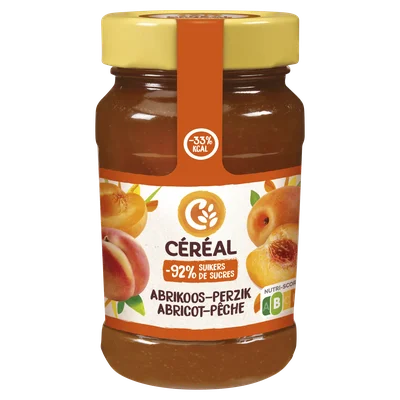 Cereal Confiture Abrikoos-Perzik Pot 270 g