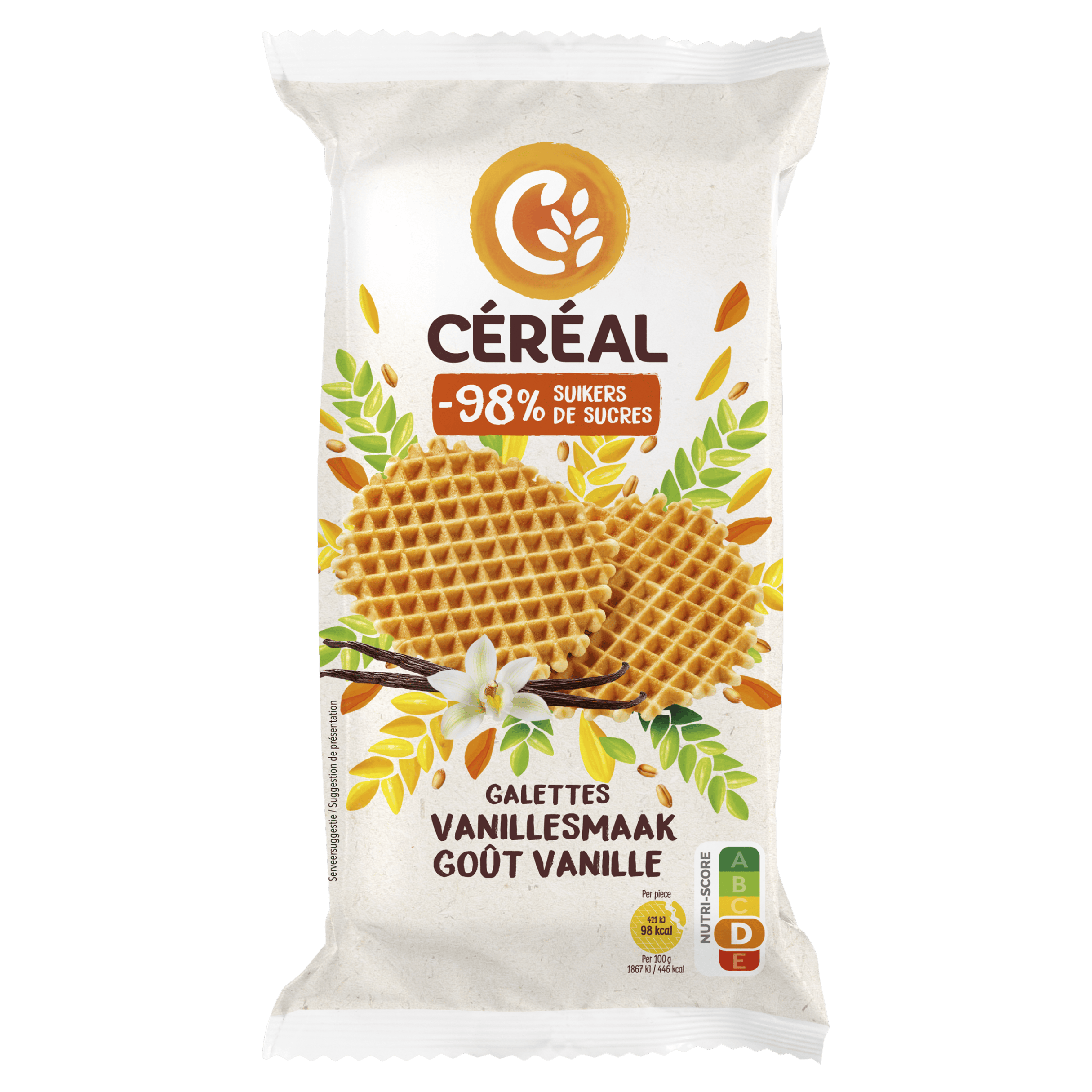 Cereal Galettes Vanillesmaak Zak 175 g