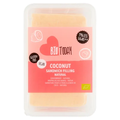 BioToday Kokosbrood naturel biologisch Kuipje 220 g