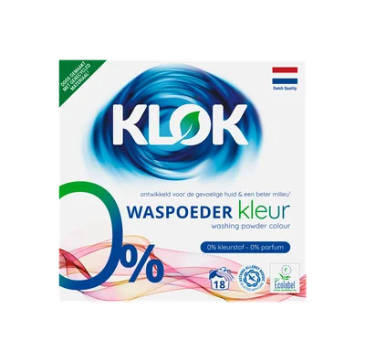 De Klok Eco kleur poeder 18 sc Doos 1170 g