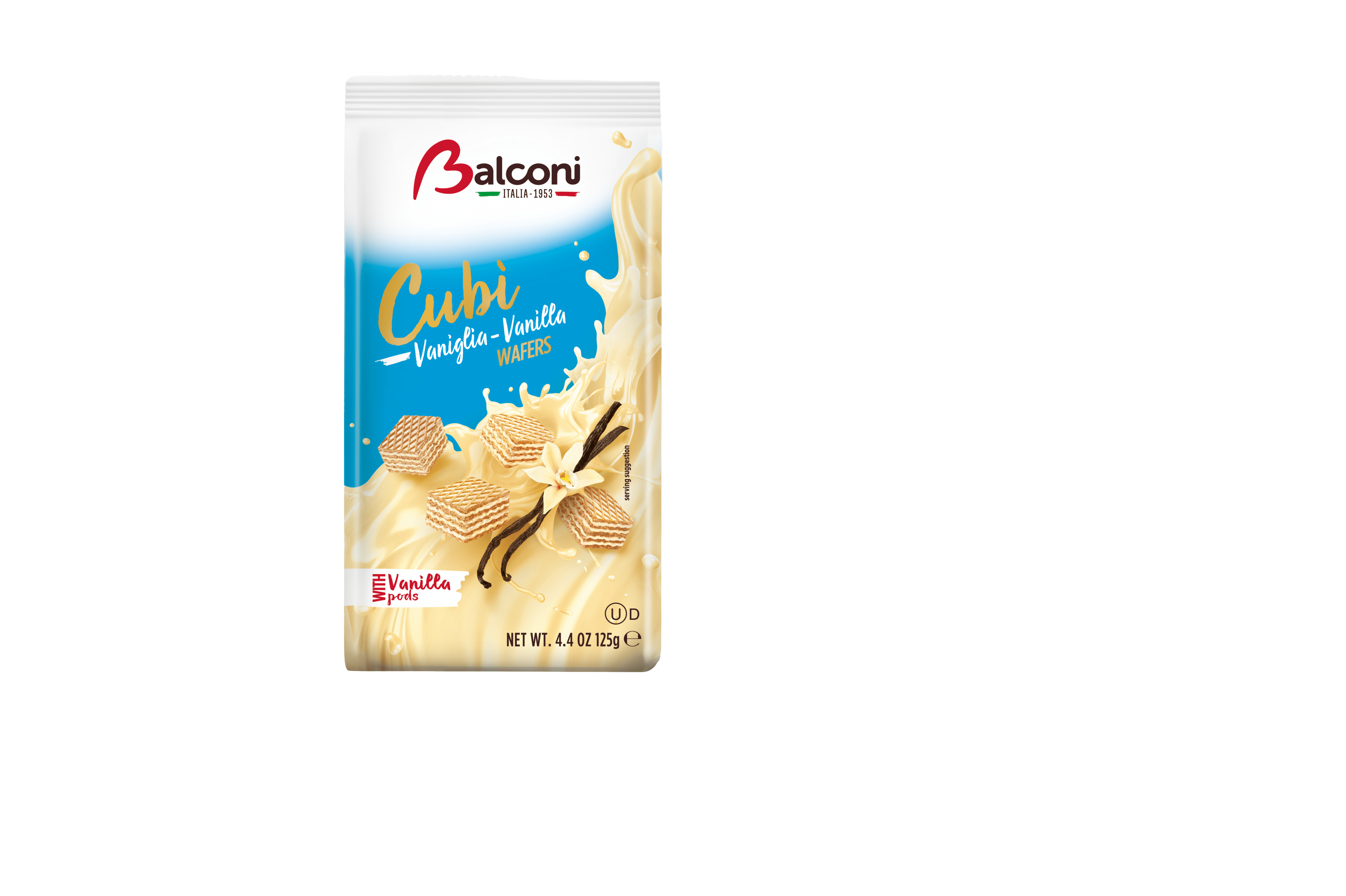 Balconi Wafer mini's vanille Zak 125 g