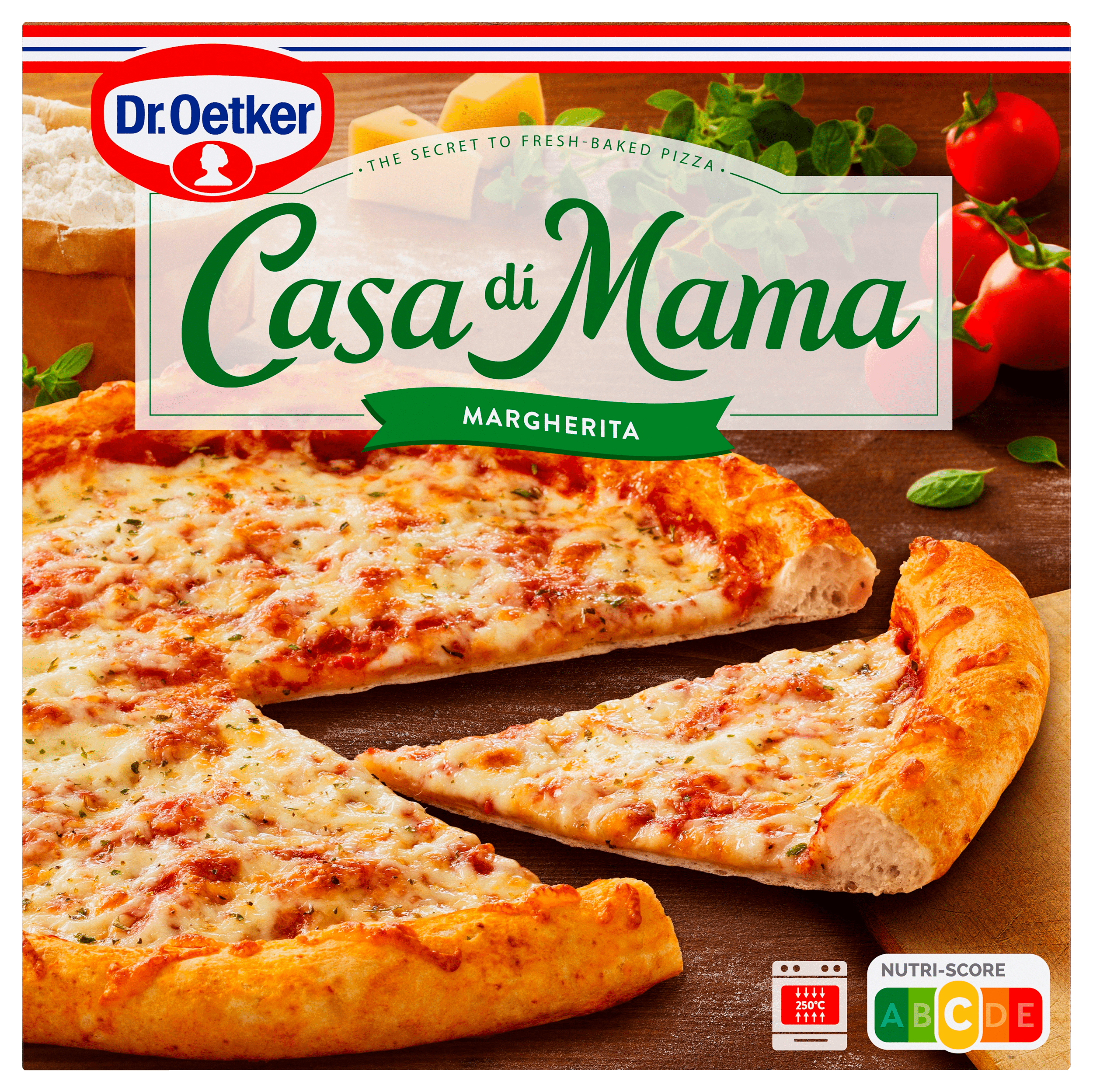 Dr. Oetker Casa di Mama pizza margherita Doos 365 g