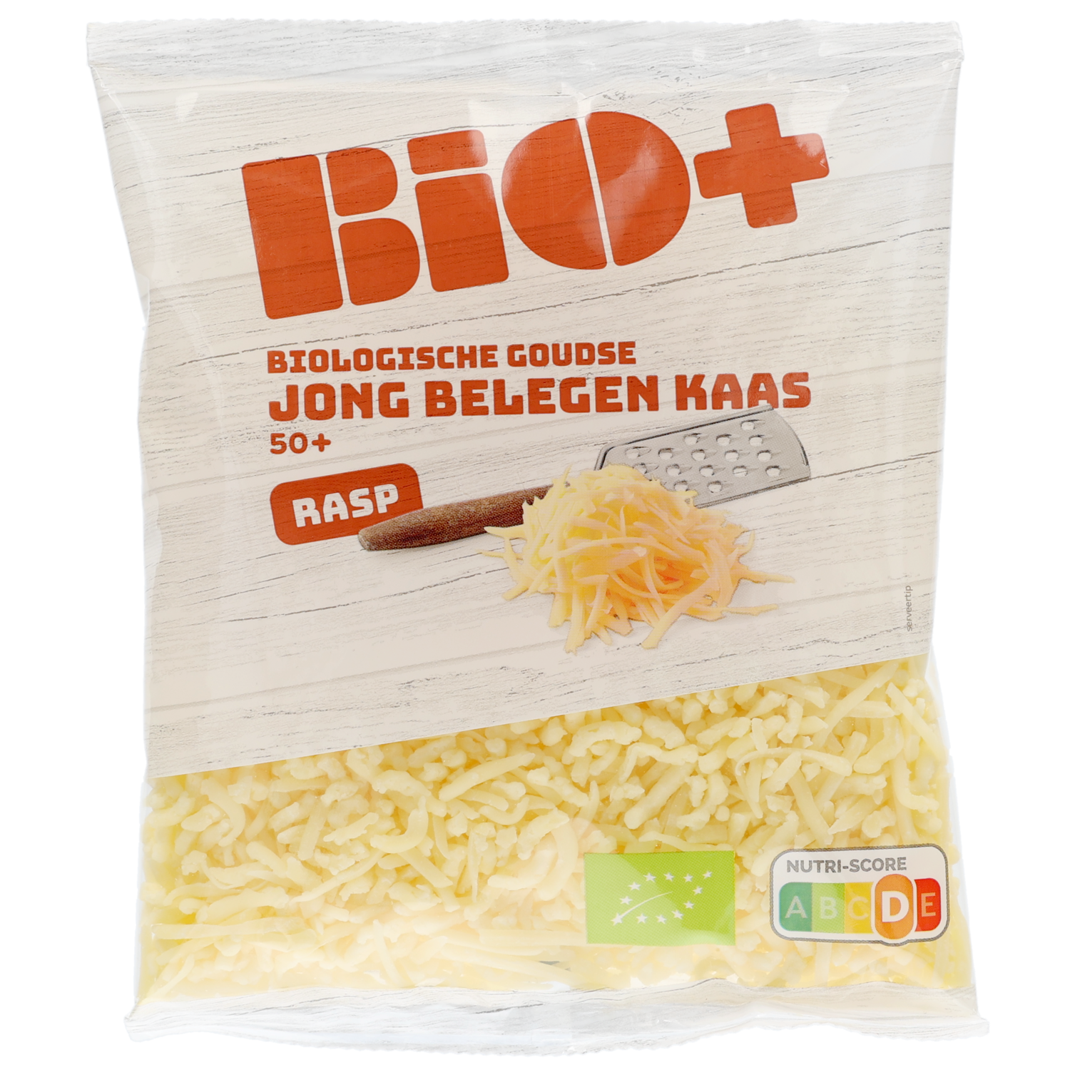 BIO+ Geraspte kaas belegen 50+ Zak 150 g