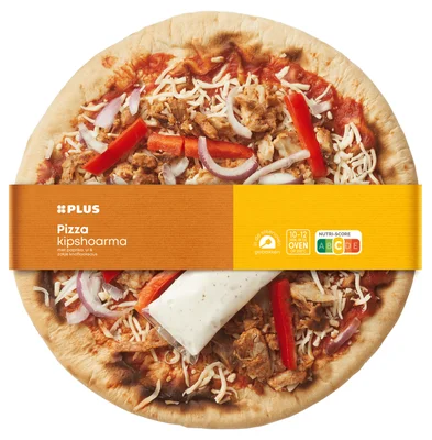 PLUS Pizza kipshoarma Krimp 510 g