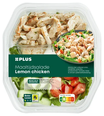 PLUS Maaltijdsalade Lemon Chicken Bakje 400 g
