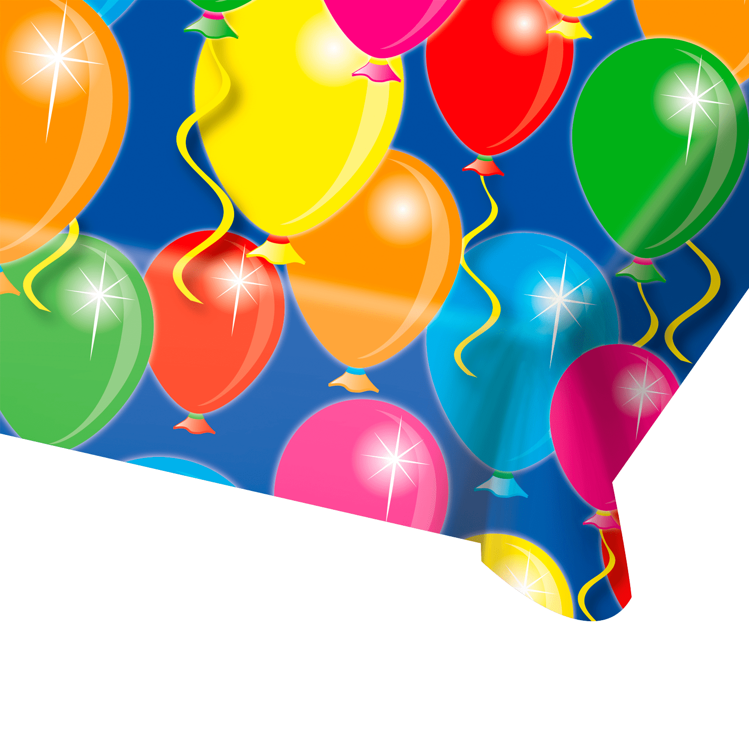 Folat Tafelkleed Balloons Krimp 1 st