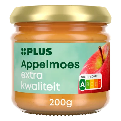 PLUS Appelmoes extra kwaliteit Pot 200 g