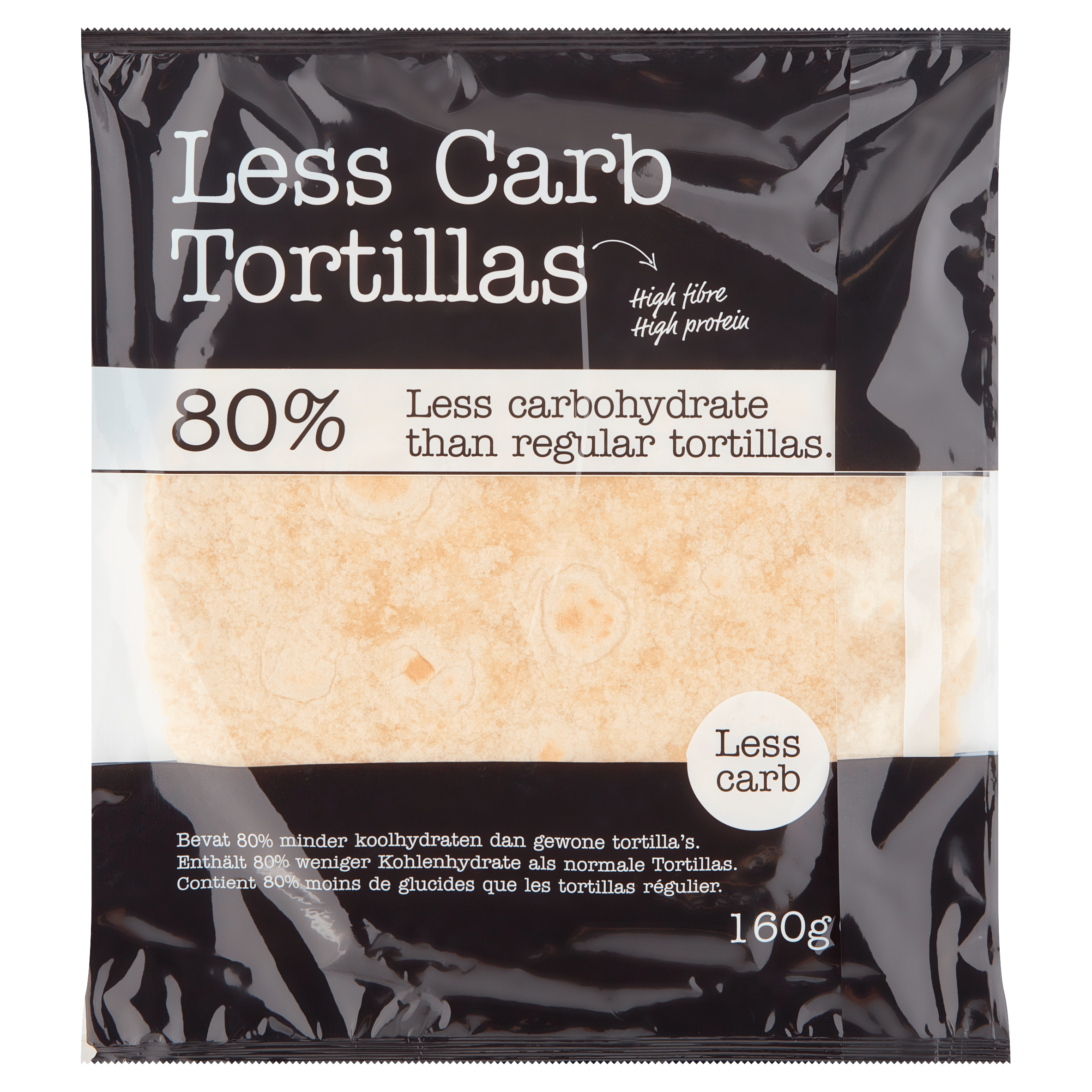 Smaakt Less Carb Tortilla Zak 160 g