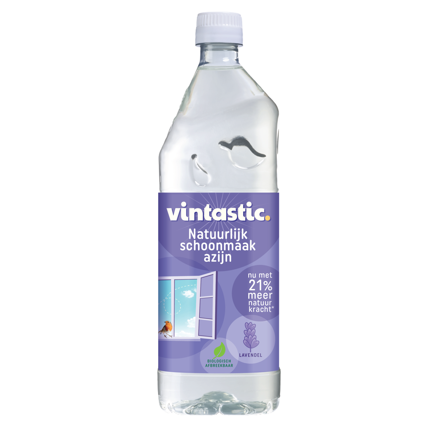 Vintastic Schoonmaakazijn Lavendel Fles 1000 ml