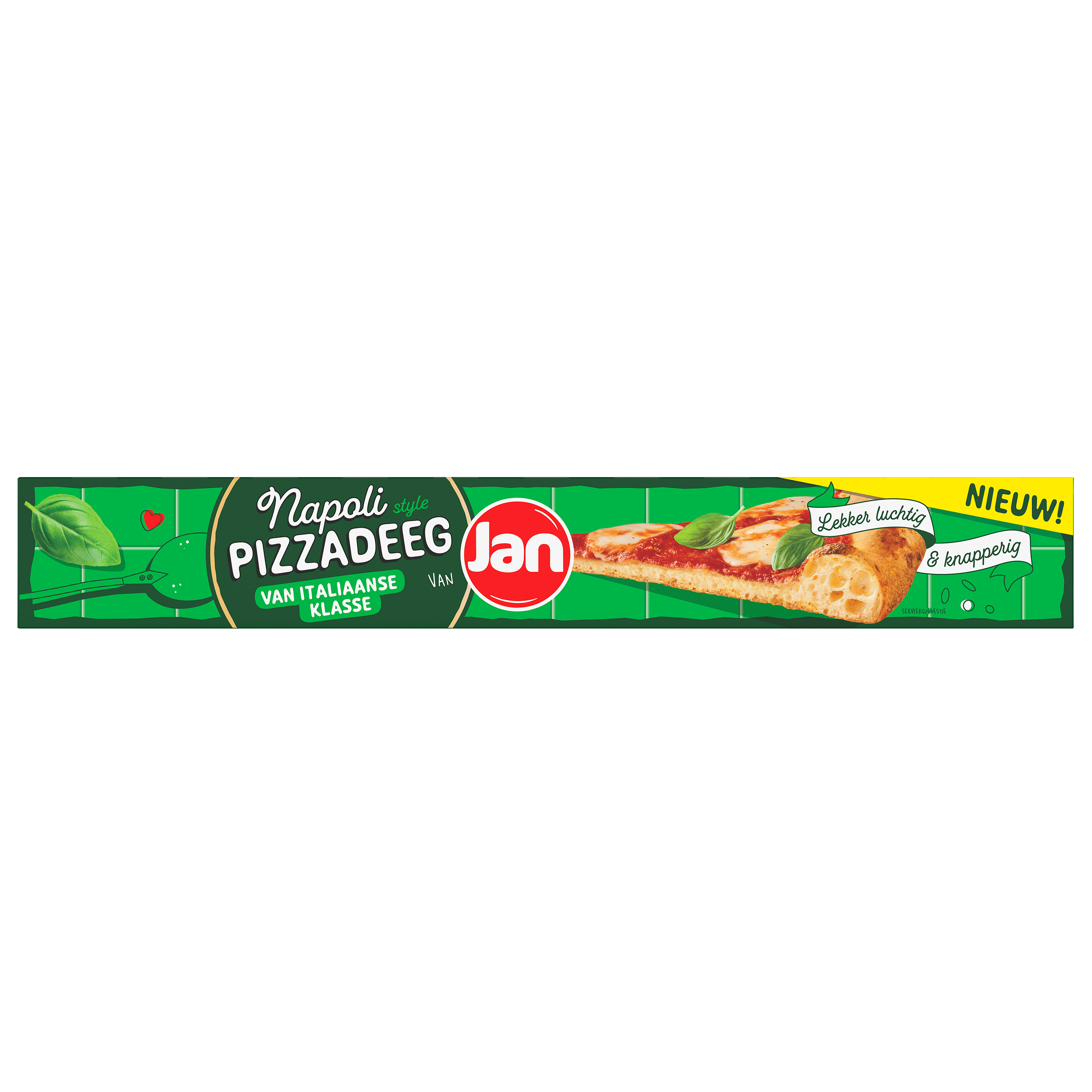 Jan Napoli pizzadeeg 300g Doos 300 g