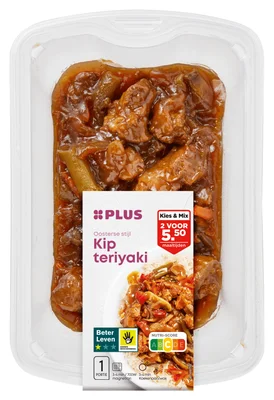 PLUS Kip teriyaki 260 gram Tray 260 g