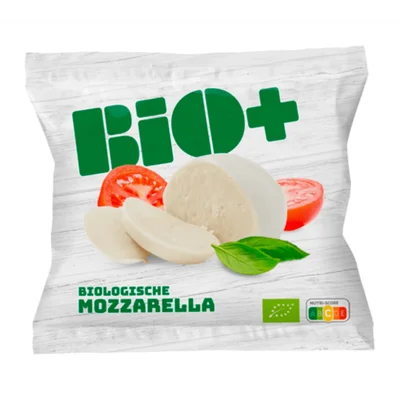 BIO+ Mozzarella Zak 200 g