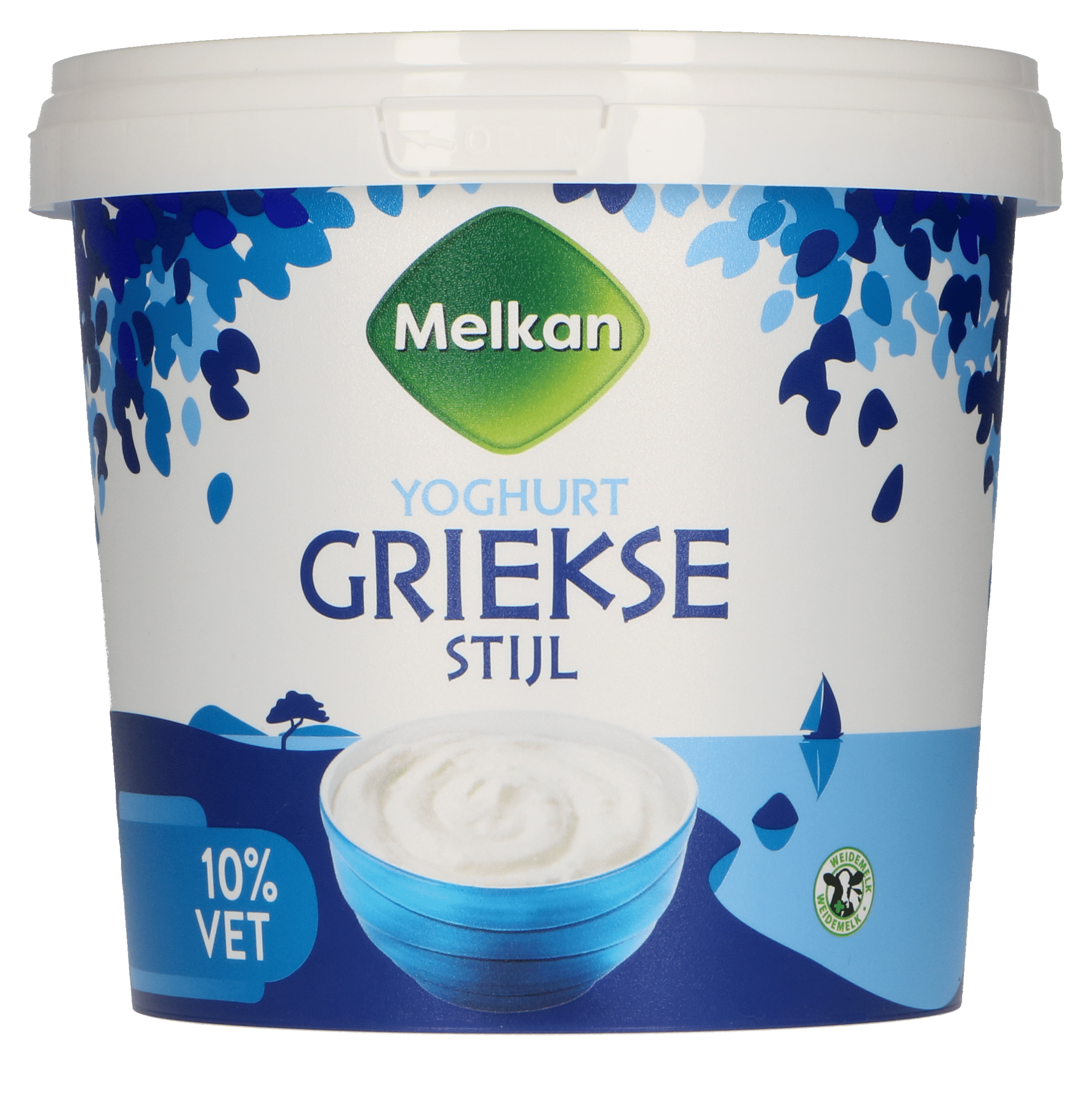 Melkan yoghurt Griekse stijl 2% Emmer 1 kg