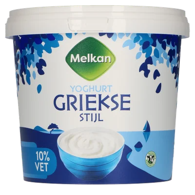 Melkan yoghurt Griekse stijl 2% Emmer 1 kg
