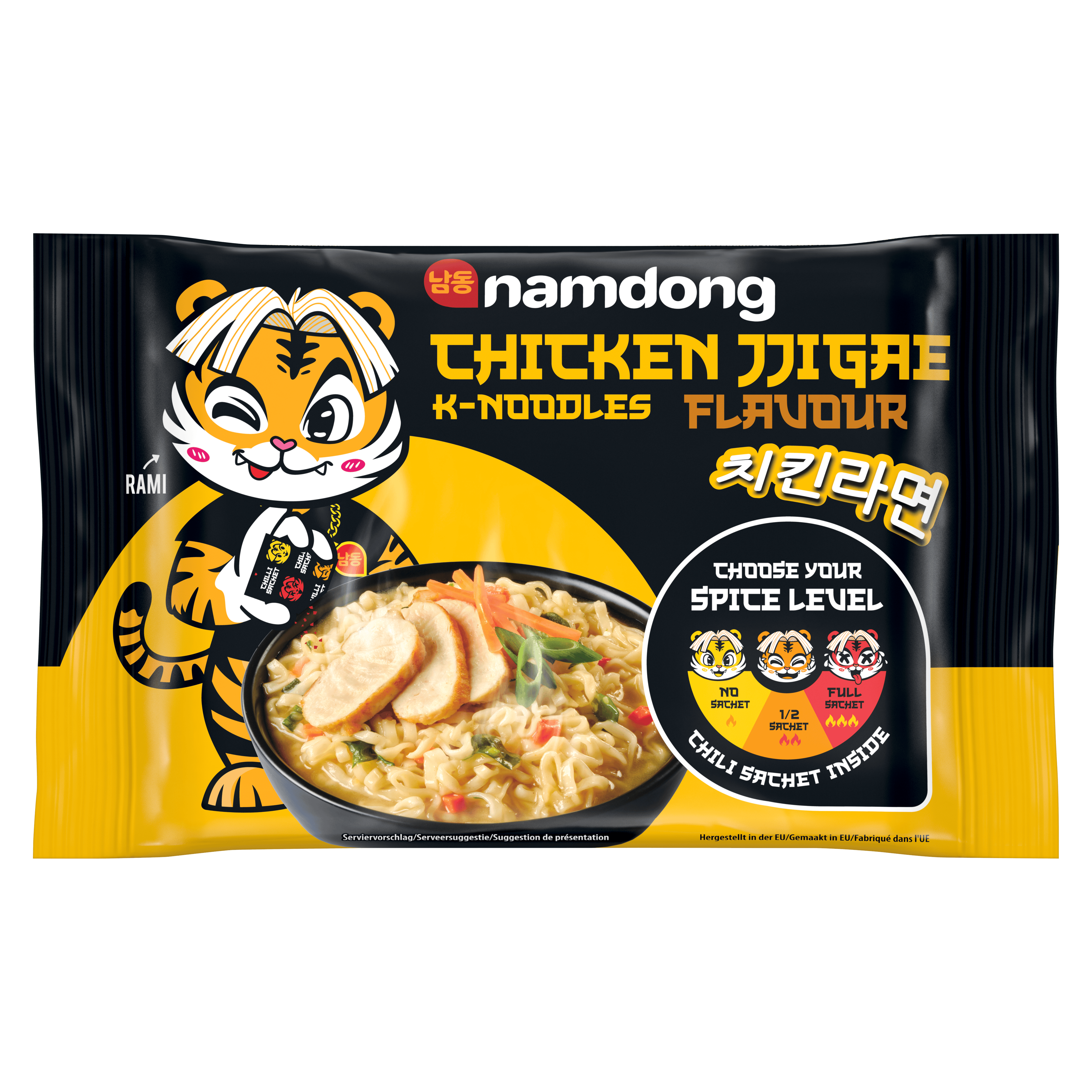 Namdong instant noedel beef Zak 120 g
