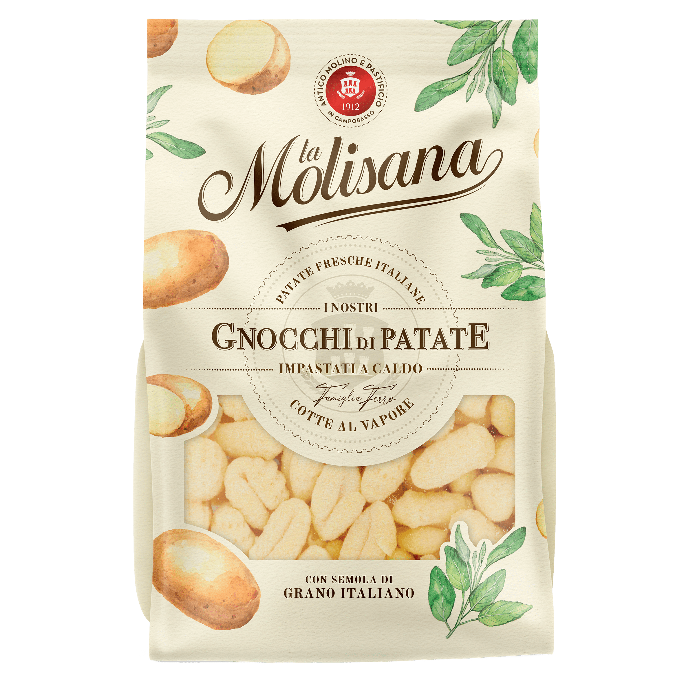 La Molisana Gnocchi patata con spinaci Zak 500 g