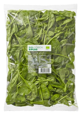 Biologisch PLUS Spinazie biologisch Zak 200 g
