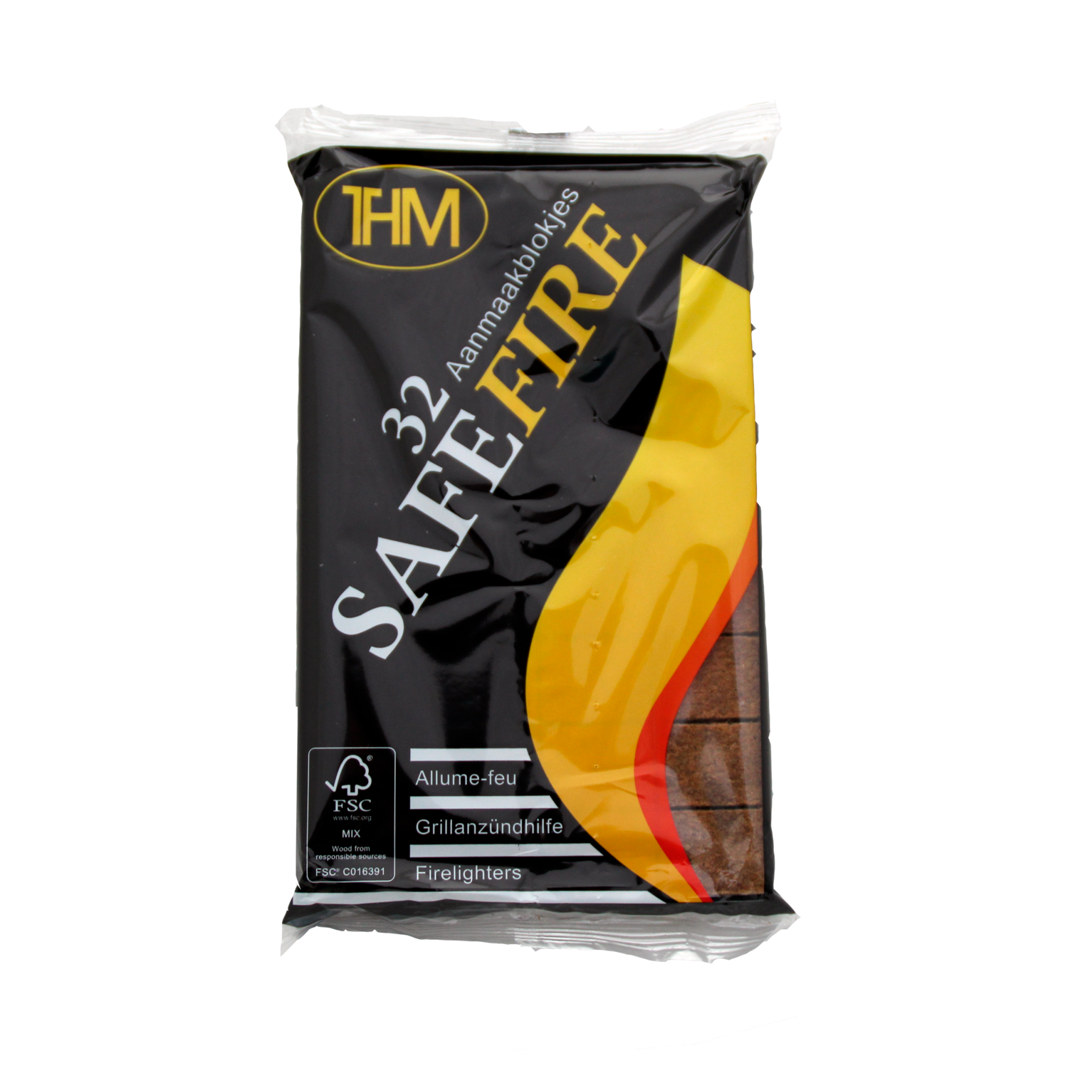 Thm Aanmaakblokjes bruin Zakje 32 st