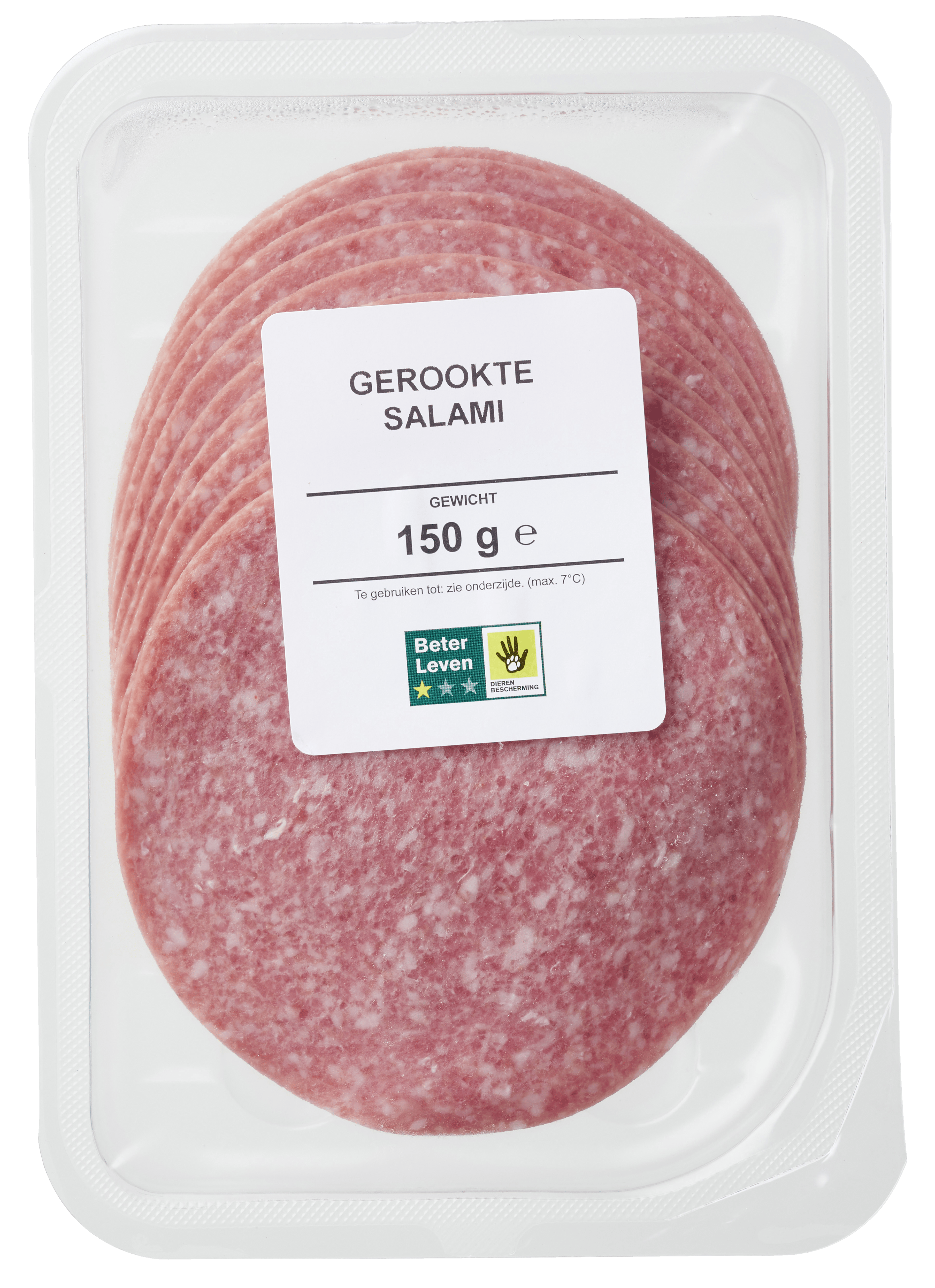 Neutraal Salami Tray 150 g