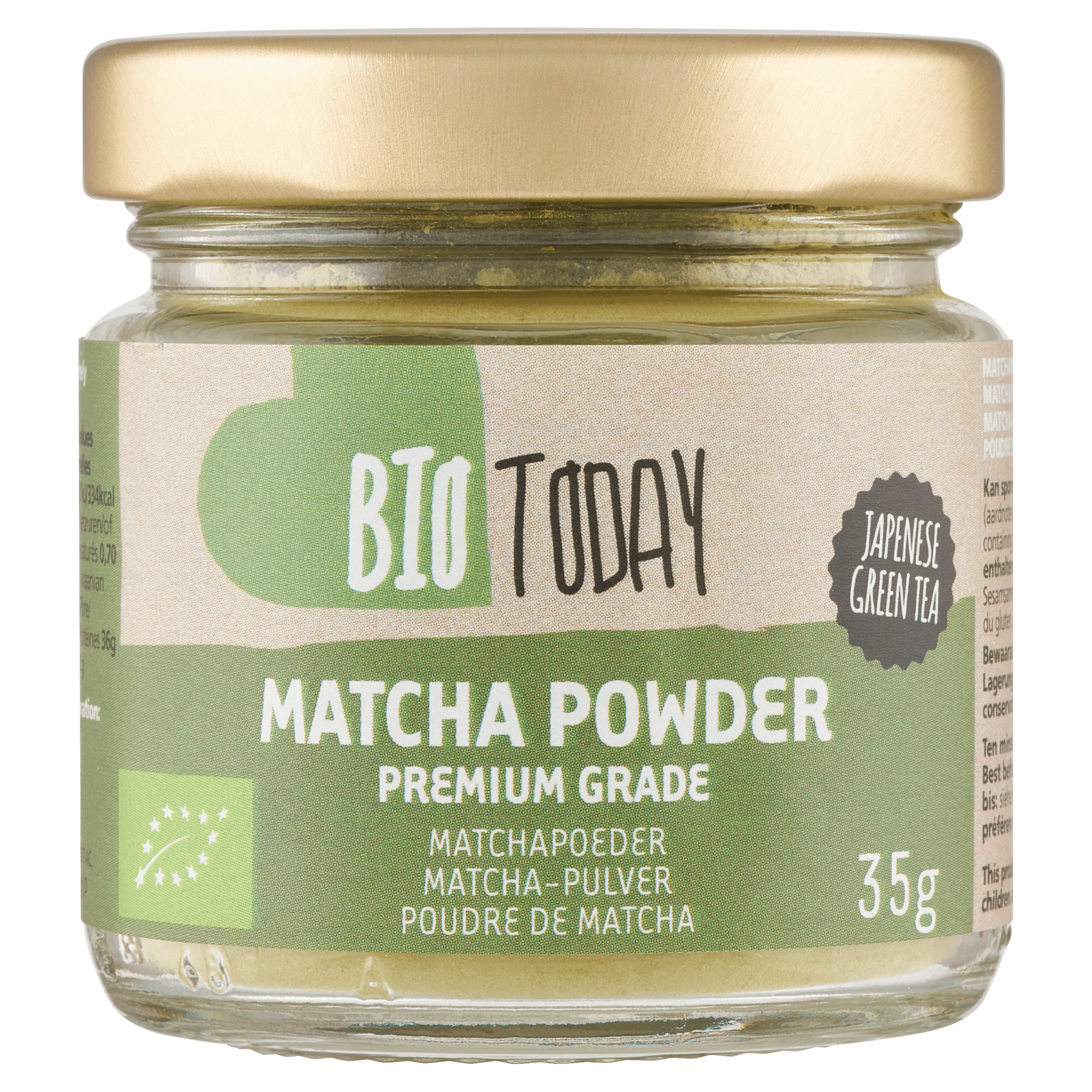 BioToday Matchapoeder bio Pot 35 g