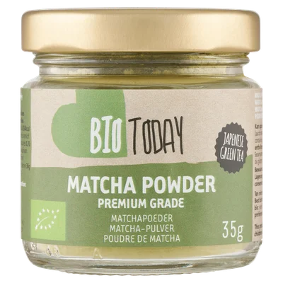 BioToday Matchapoeder bio Pot 35 g