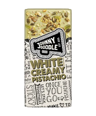 Johnny Doodle White ceamy pistachio Wikkel 150 g