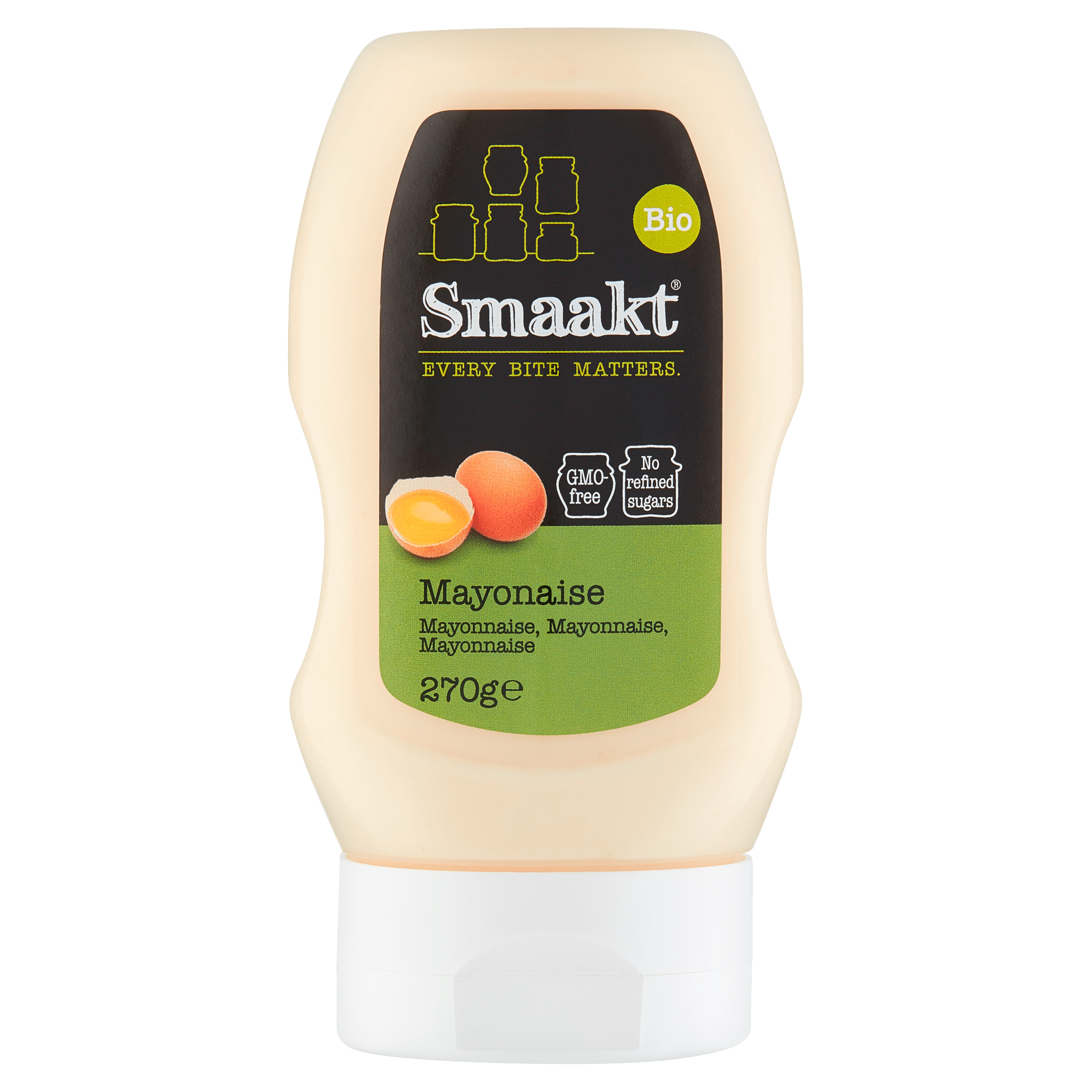 Smaakt Mayonaise knijpfles bio Fles 300 ml