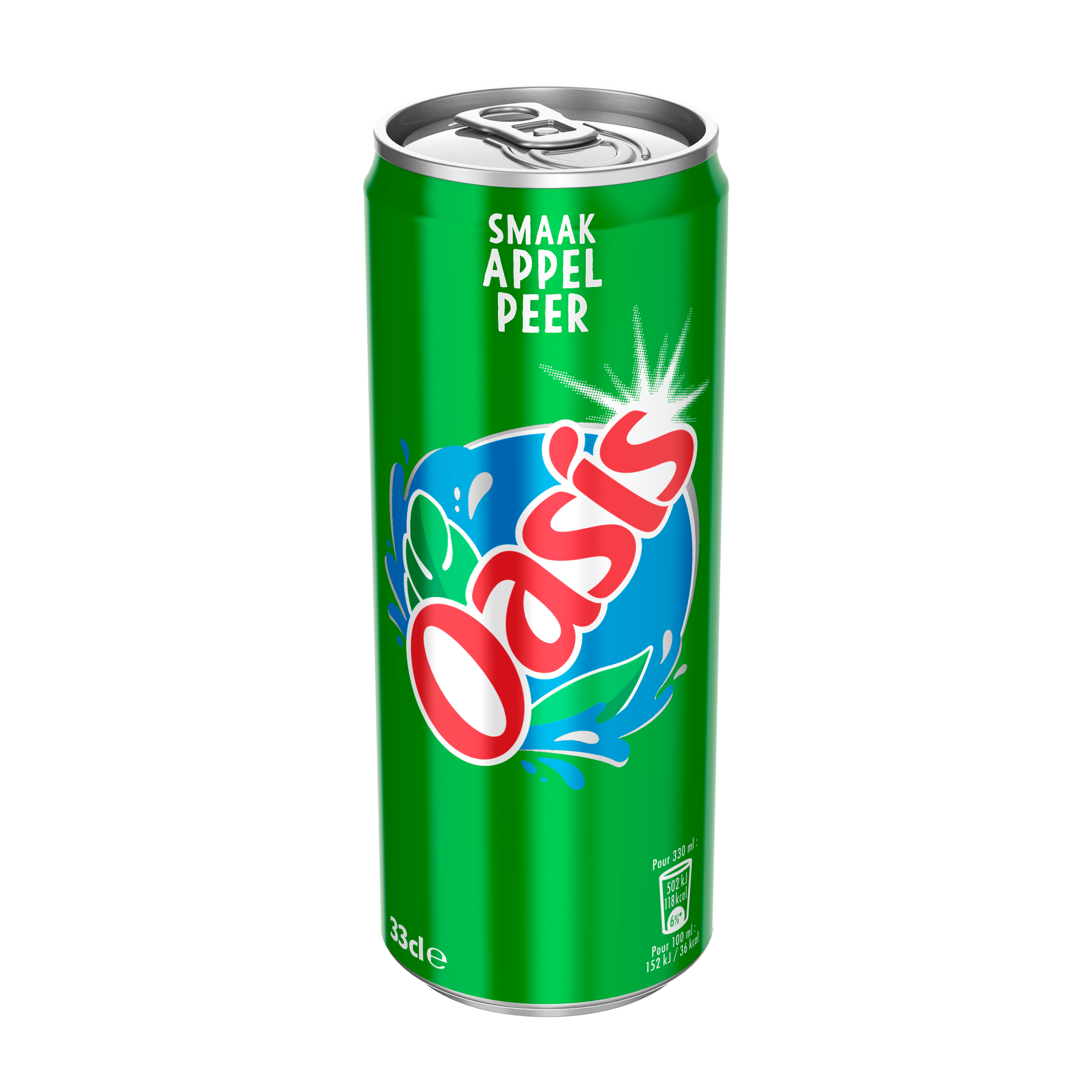 Oasis Appel Peer Blik 330 ml