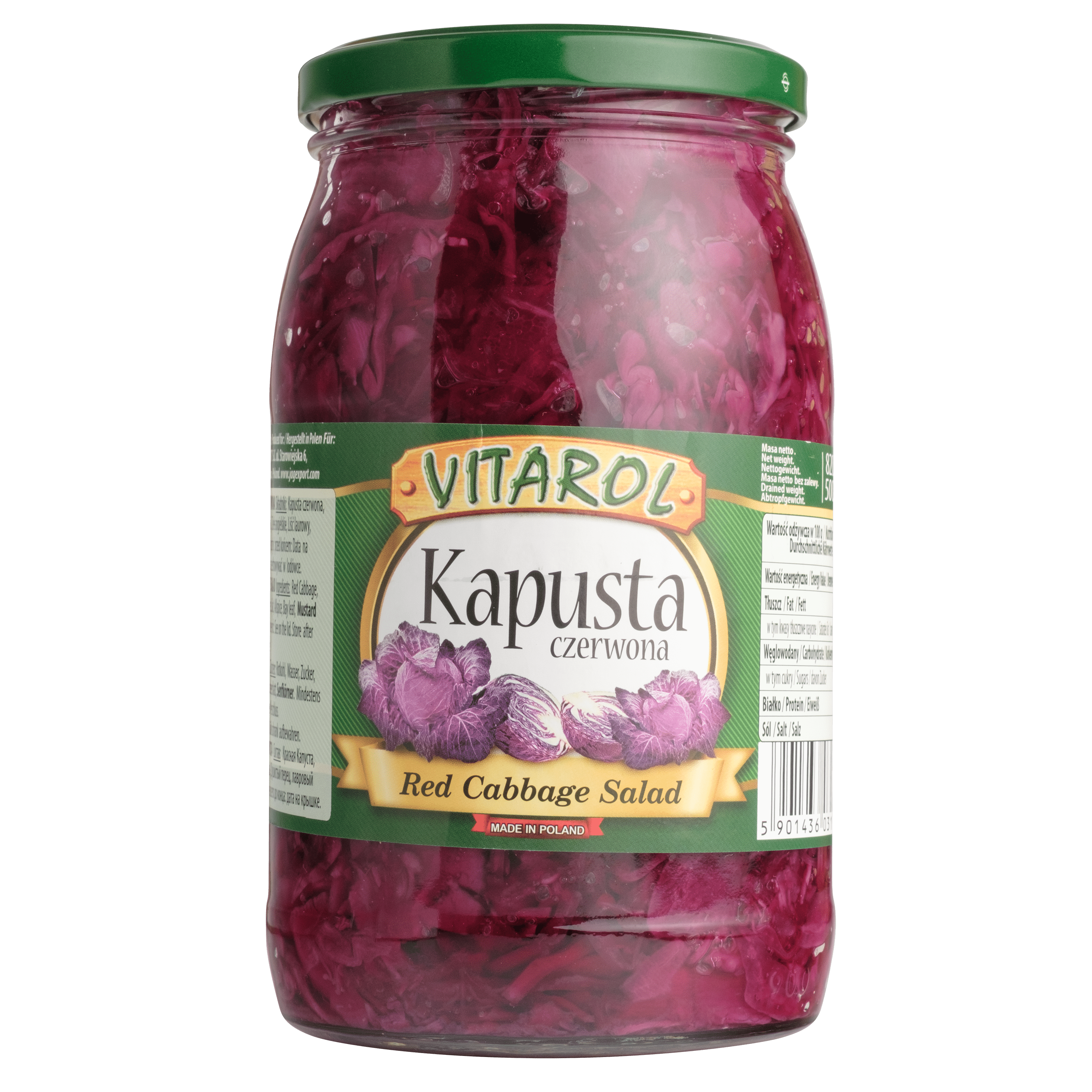 Vitarol rode koolsalade Pot 820 g