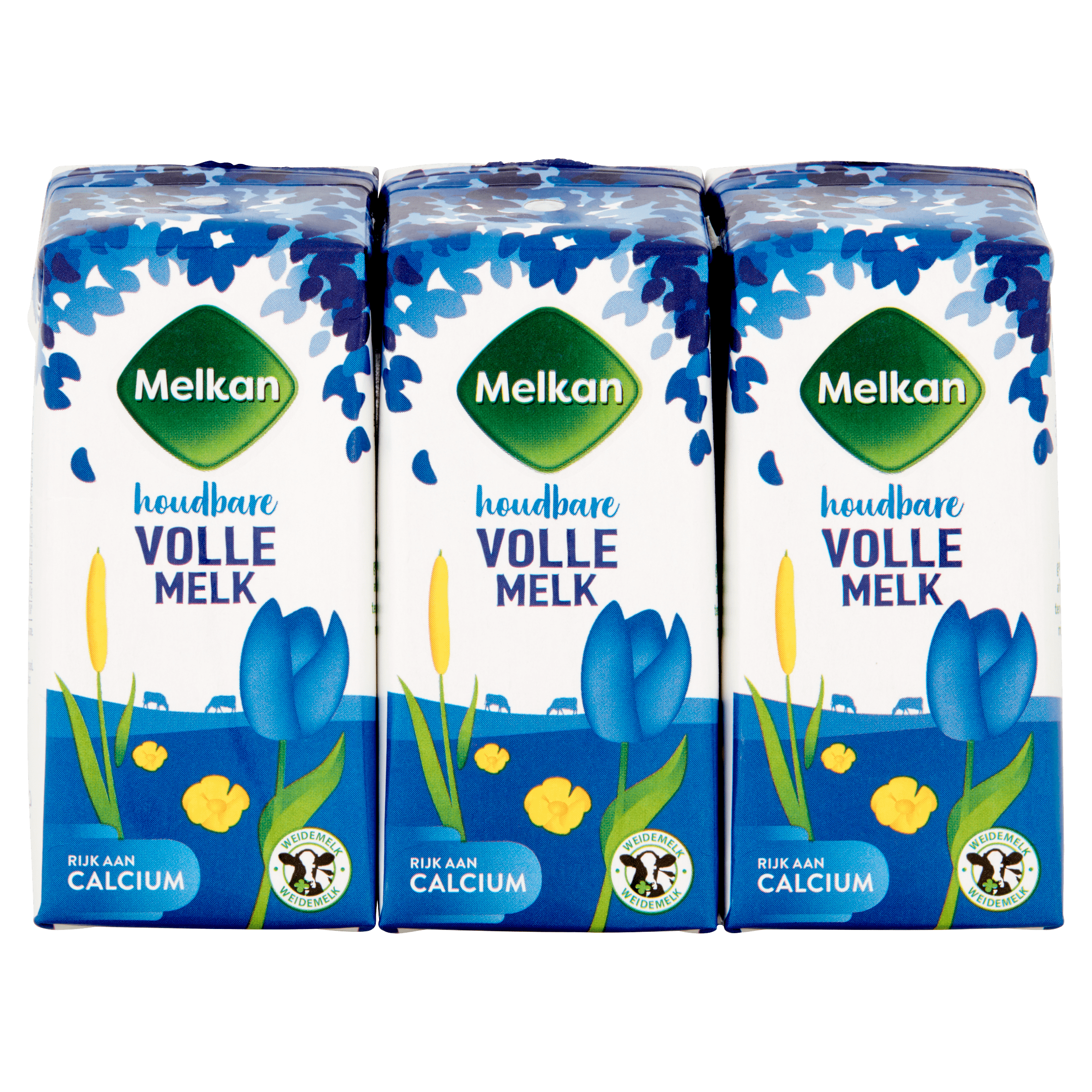 Melkan Volle melk 6x200ml Set 1200 ml