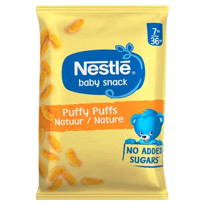 Nestlé Puffy puffs natuur 7-36m Zakje 28 g